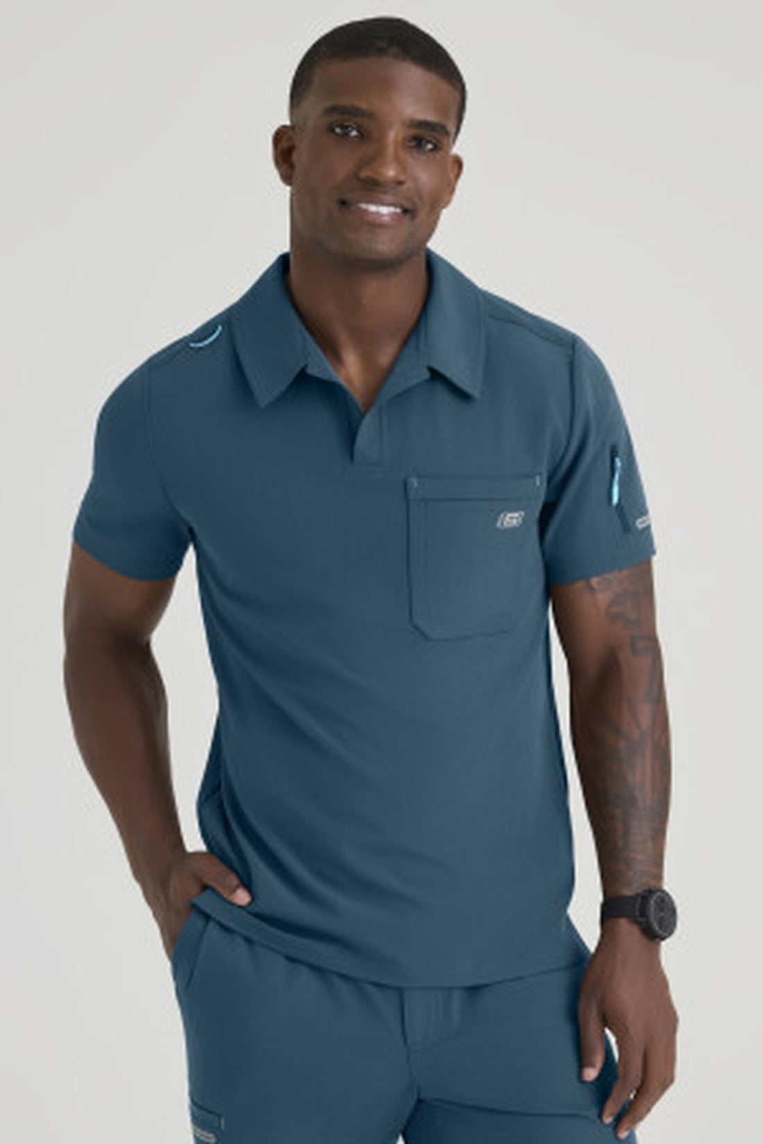 TOP HOMBRE SKECHERS SKECHERS SKT305 - AZUL CARIBE