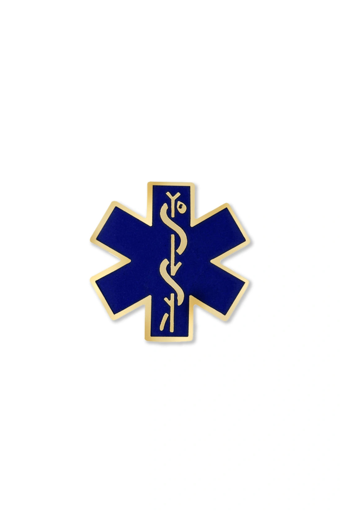 PIN EMBLEMA MEDICO (ESTRELLA DE LA VIDA)