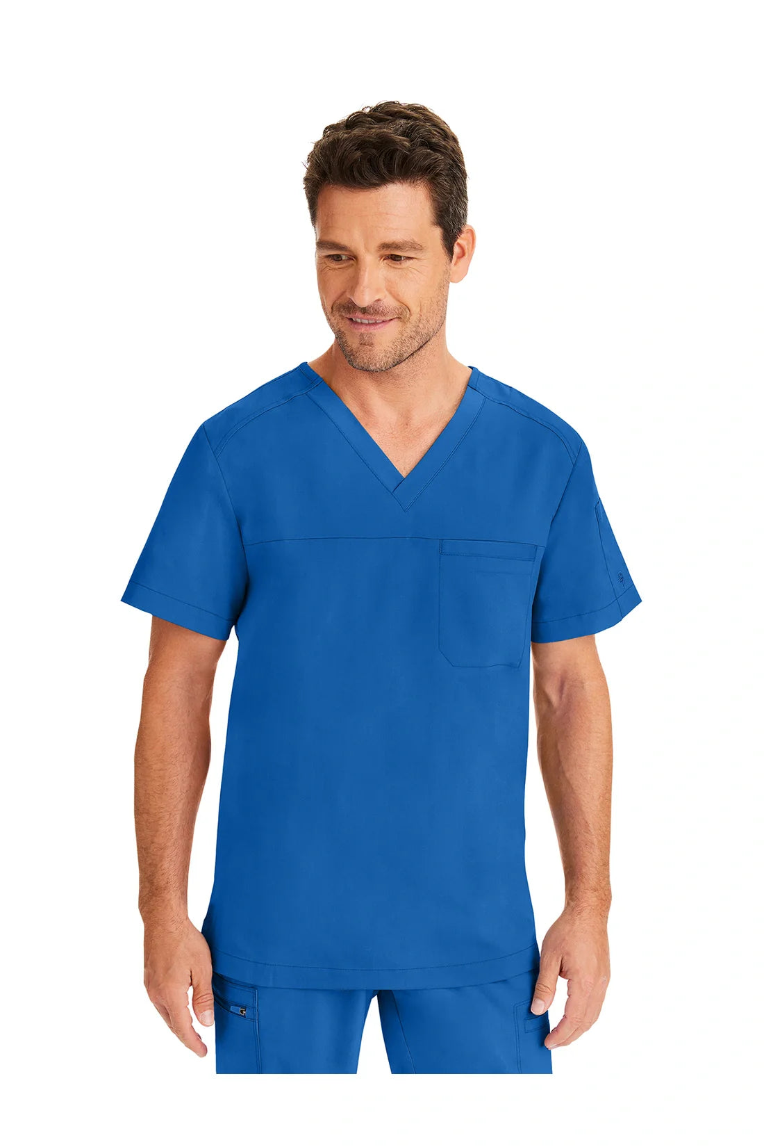 SET TOP + PANTALÓN HOMBRE HEALING HANDS PURPLE LABEL 2330.9301 - AZUL REAL