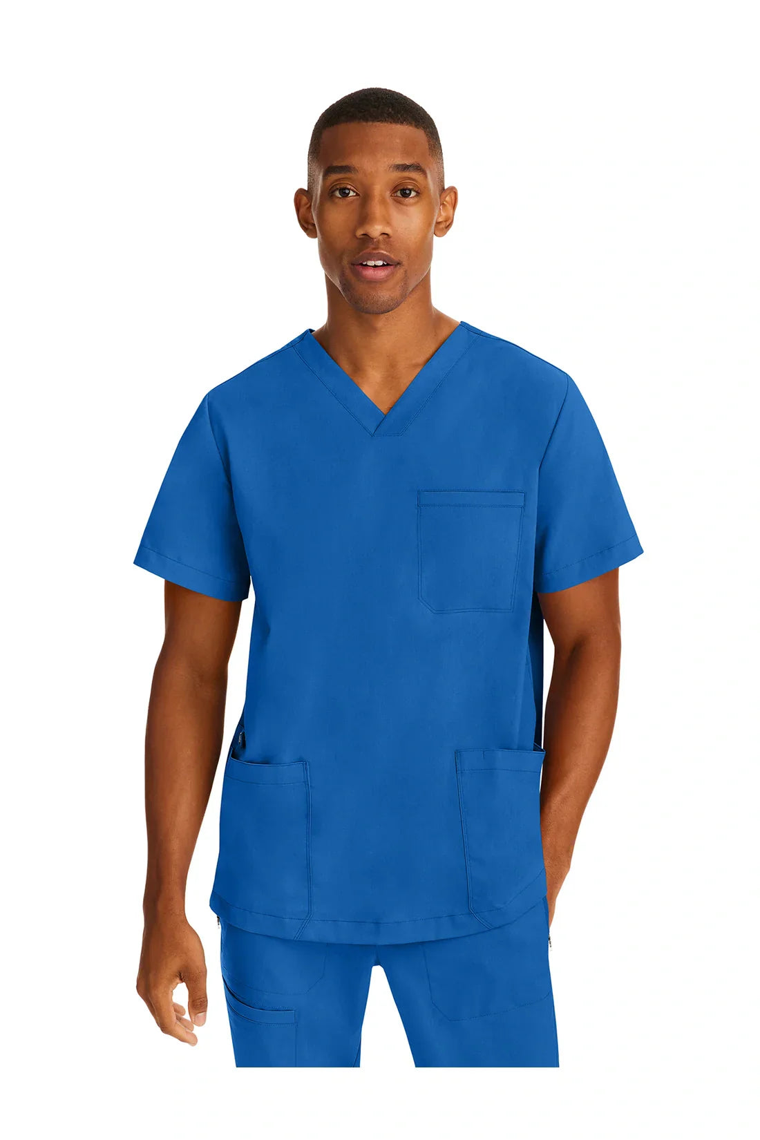 SET TOP + PANTALÓN HOMBRE HEALING HANDS PURPLE LABEL 2331.9301 - AZUL REAL