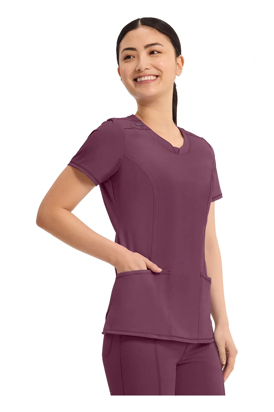 SET TOP + PANTALÓN MUJER CHEROKEE INFINITY 2624A.CK110A - VINOTINTO
