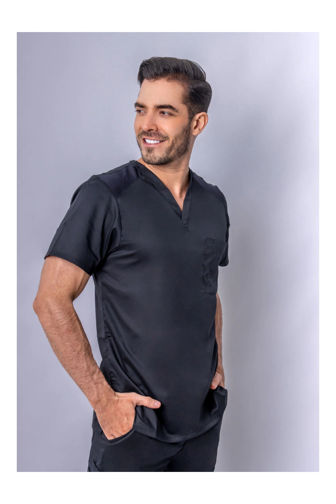 TOP HOMBRE IRG SCRUBS EDGE BY IRG 2851