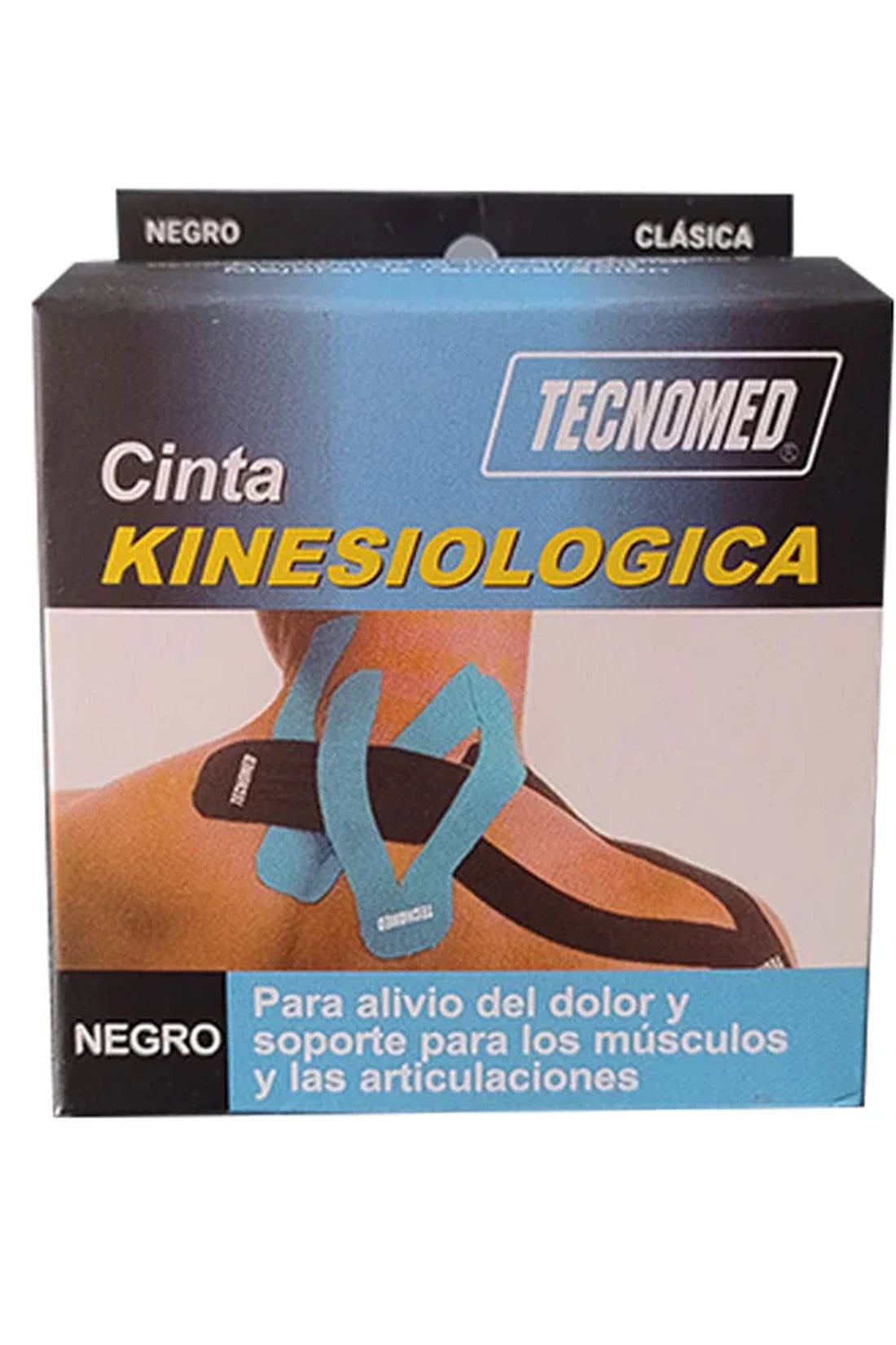 CINTA KINESIOLOGICA CLASICA NEGRA