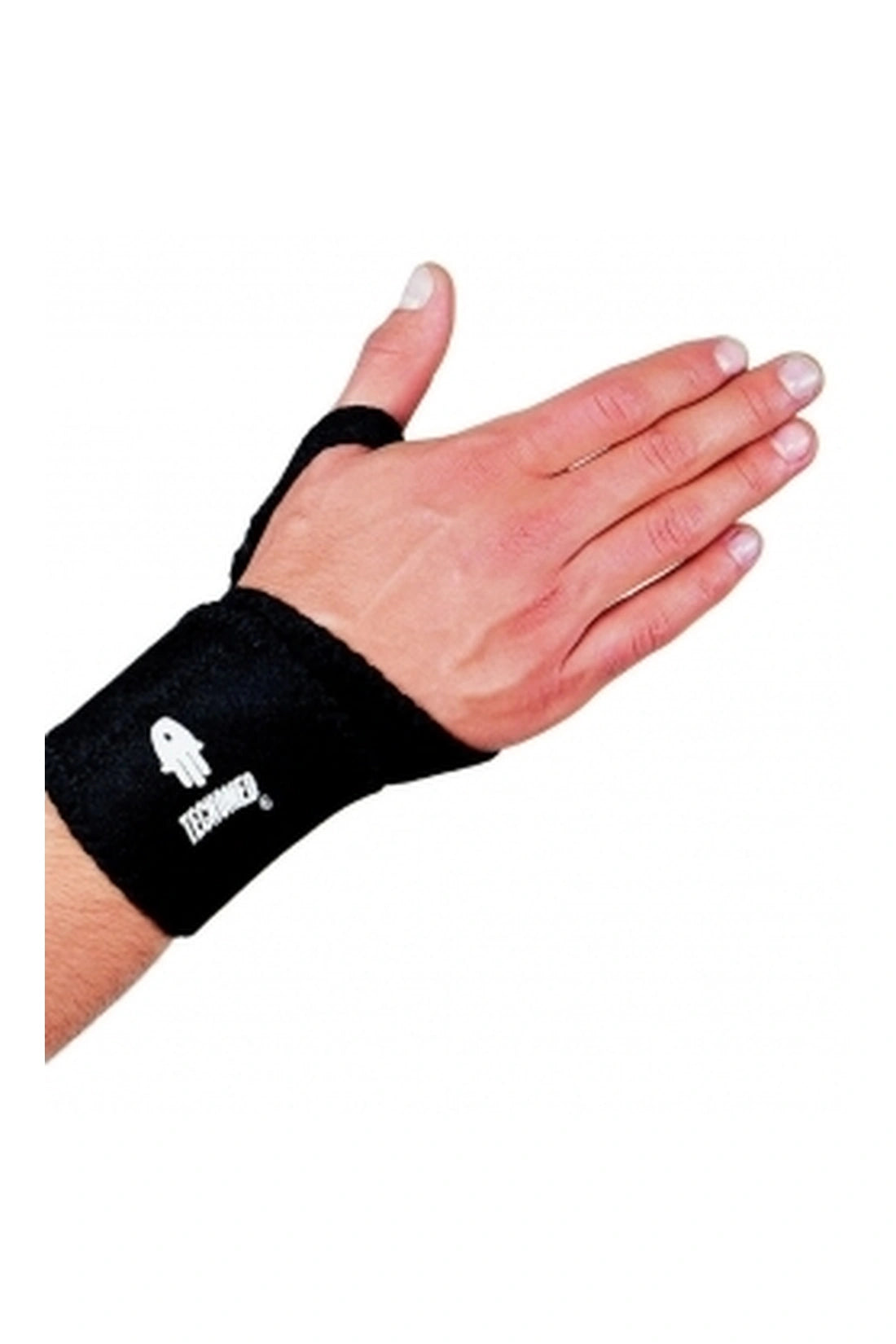 MUÑEQUERA ABRAZ. PULGAR NEGRO T/U - BL