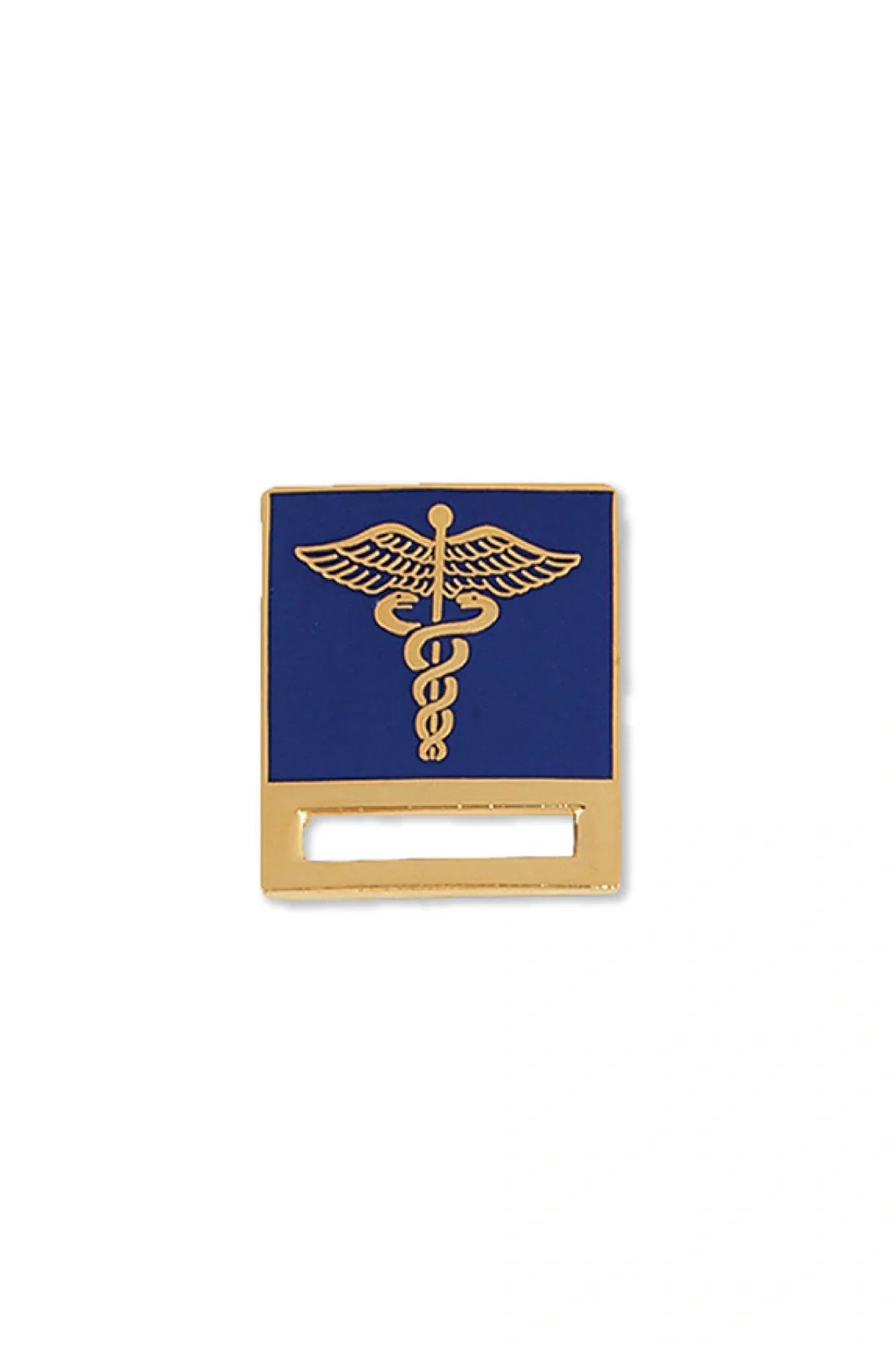 PIN EMBLEMA MEDICO (CADUCEO AZUL)