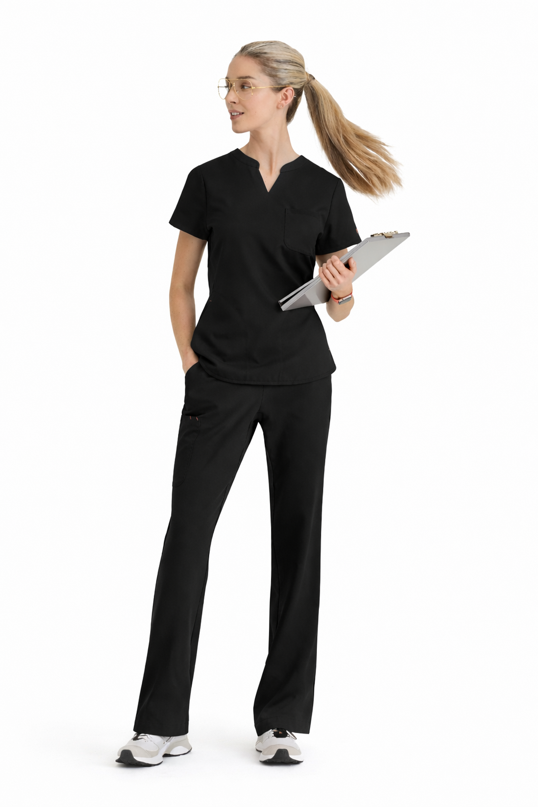 SET TOP + PANTALÓN MUJER BARCO STRONG BOS732 - NEGRO