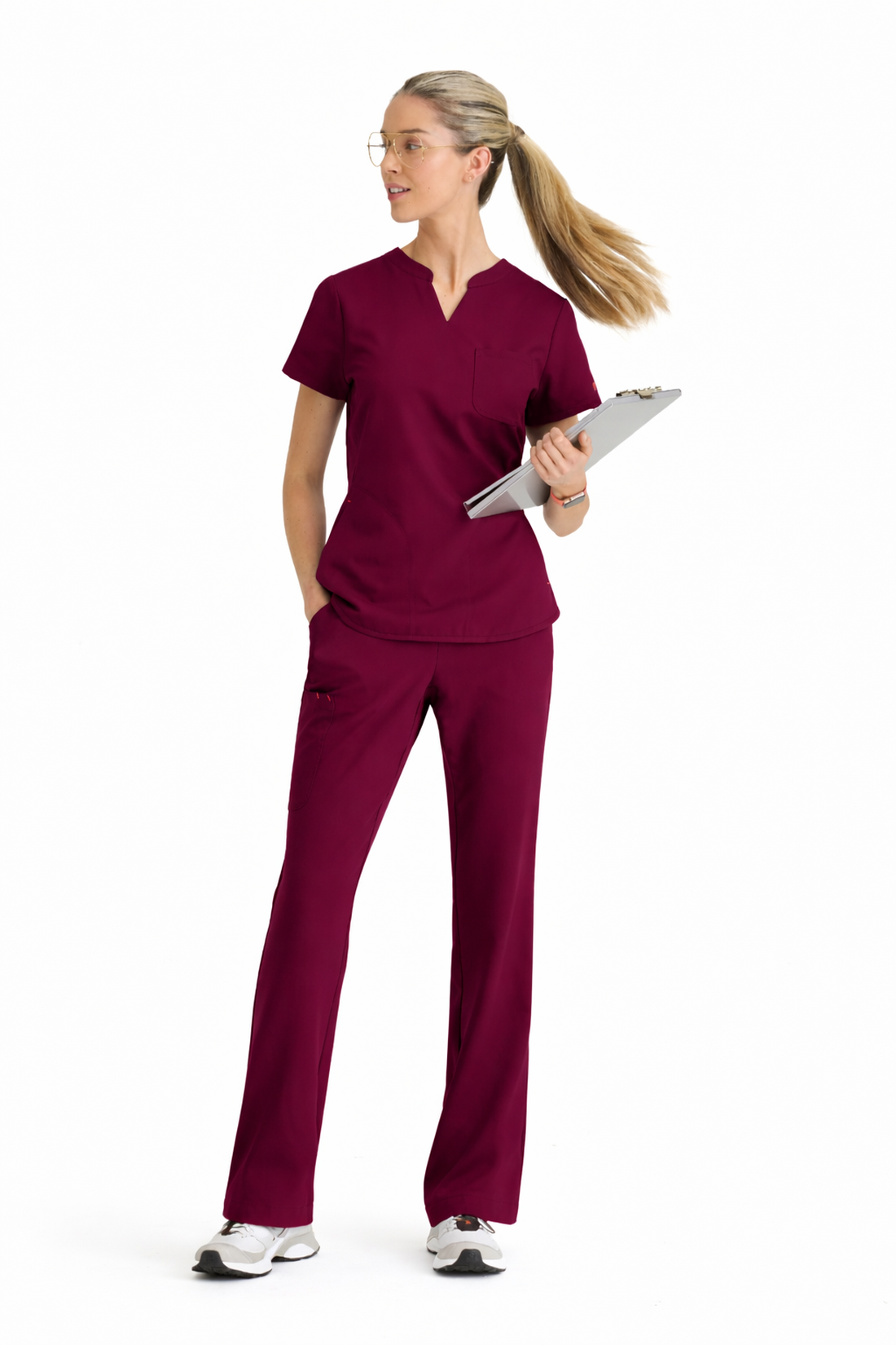 SET TOP + PANTALÓN MUJER BARCO STRONG BOS732 - VINOTINTO