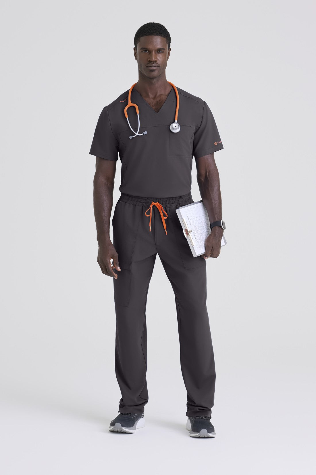SET TOP + PANTALÓN HOMBRE BARCO STRONG BOS744 - GRIS OSCURO
