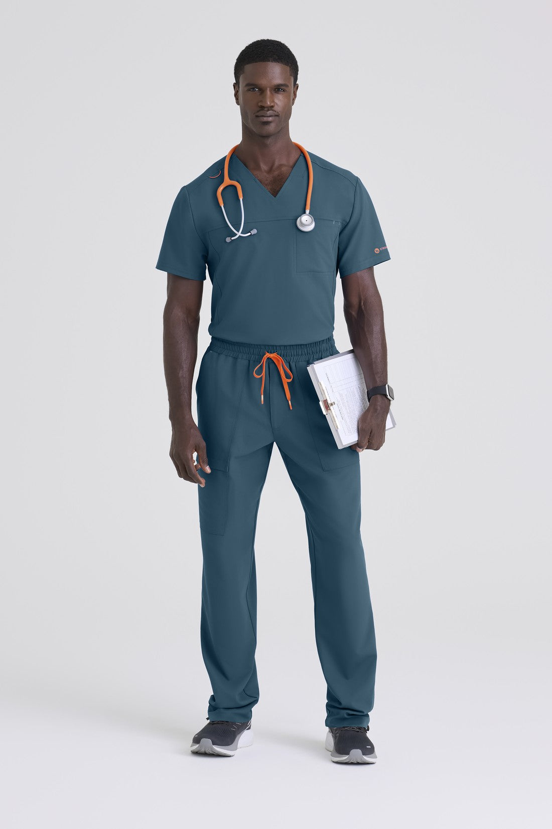 SET TOP + PANTALÓN HOMBRE BARCO STRONG BOS744 - AZUL CARIBE