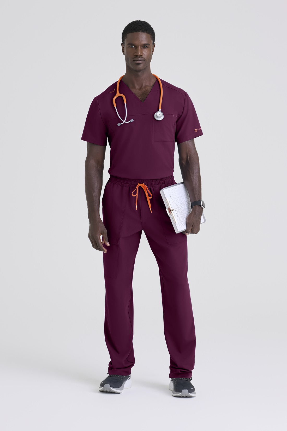 SET TOP + PANTALÓN HOMBRE BARCO STRONG BOS744 - VINOTINTO