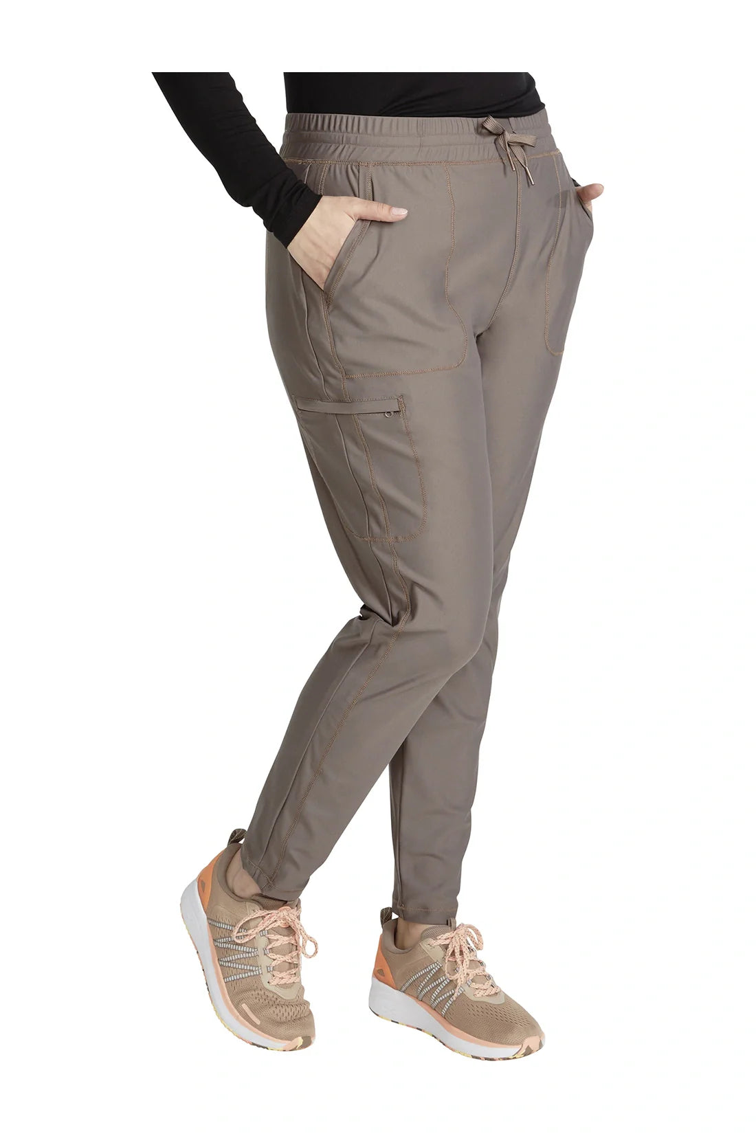 PANTALON MUJER CHEROKEE FORM BY CHEROKEE CK095 - CAFÉ CLARO