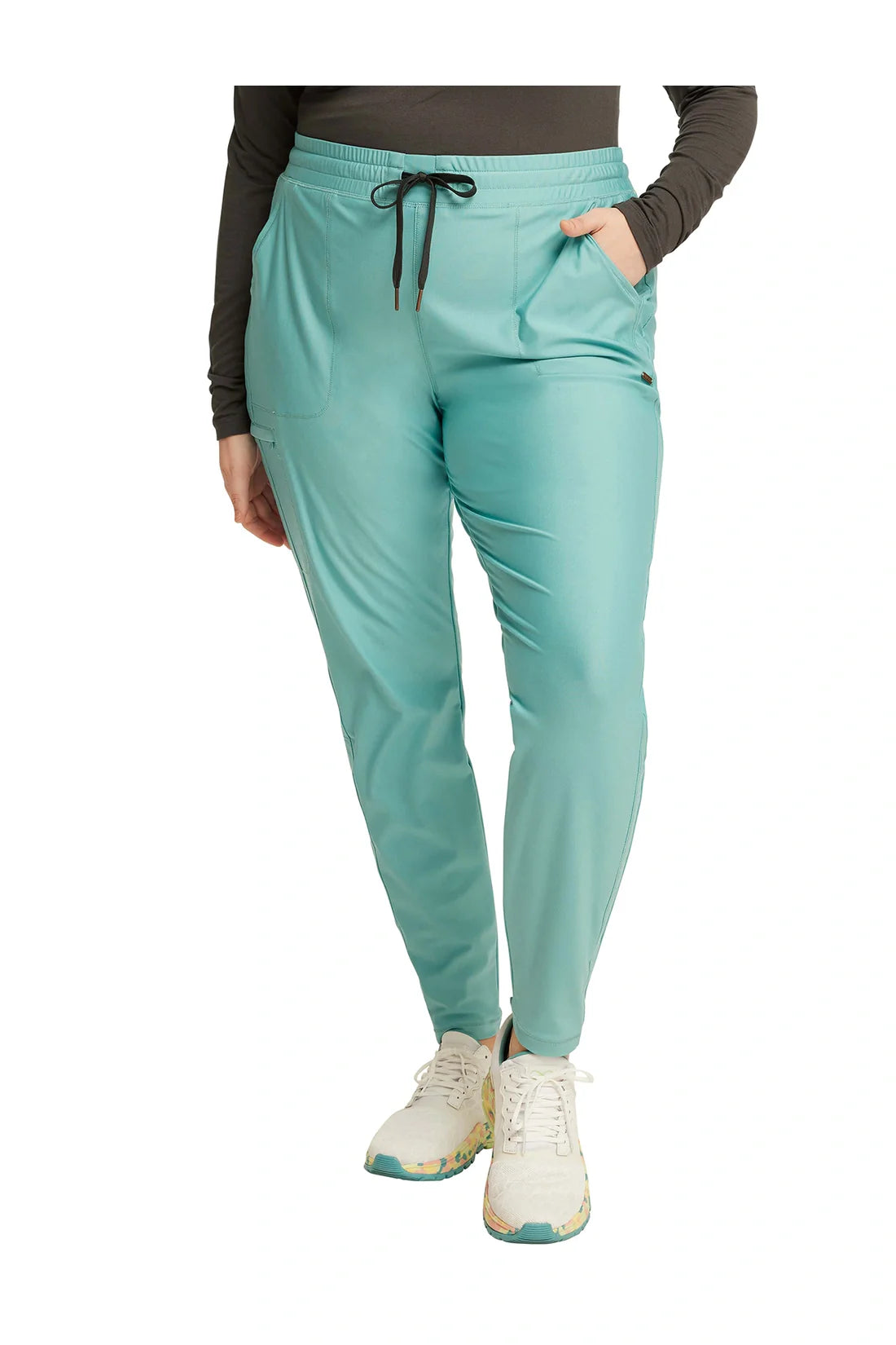 PANTALON MUJER CHEROKEE FORM BY CHEROKEE CK095 - VERDE AZULADO