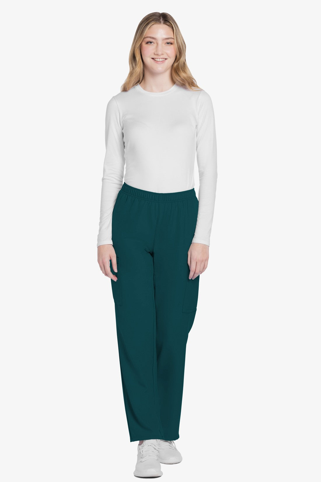 PANTALON MUJER CHEROKEE WW ORIGINALS ULTRA CK281A - AZUL CARIBE