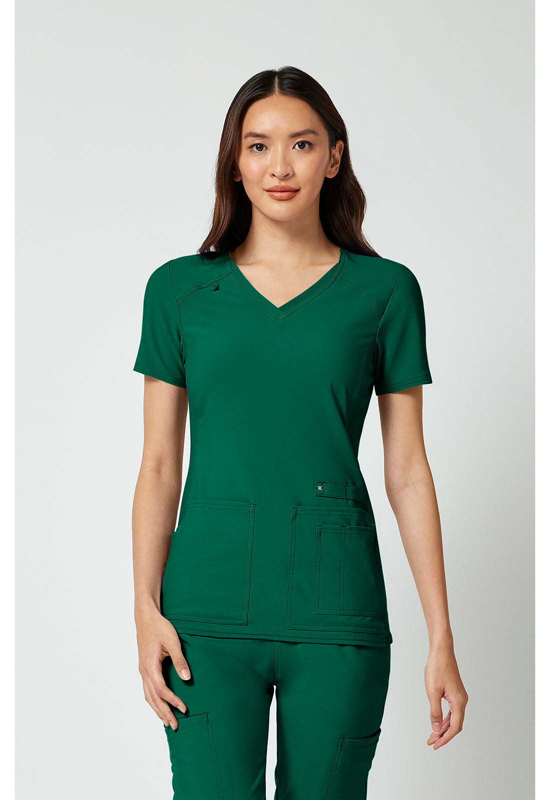 SET TOP + PANTALÓN MUJER CHEROKEE IFLEX CK605.CK002 - SOSX-VERDE CAZADOR