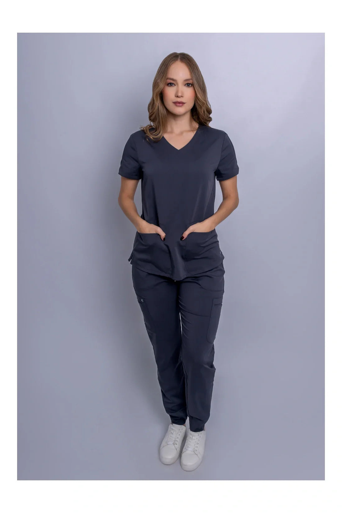 TOP MUJER CHEROKEE CHEROKEE ATMOS CK837A - GRIS OSCURO