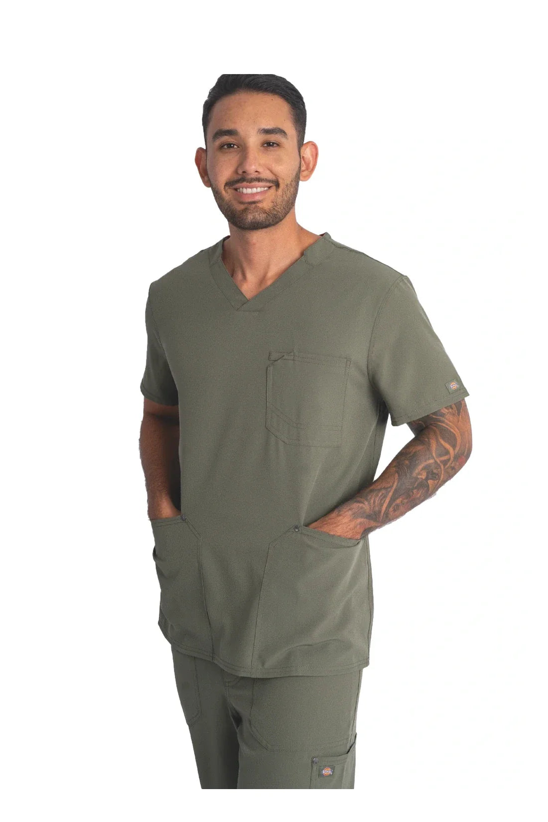 SET TOP + PANTALÓN HOMBRE DICKIES EDS NXT DK677.DK216 - OLIVA