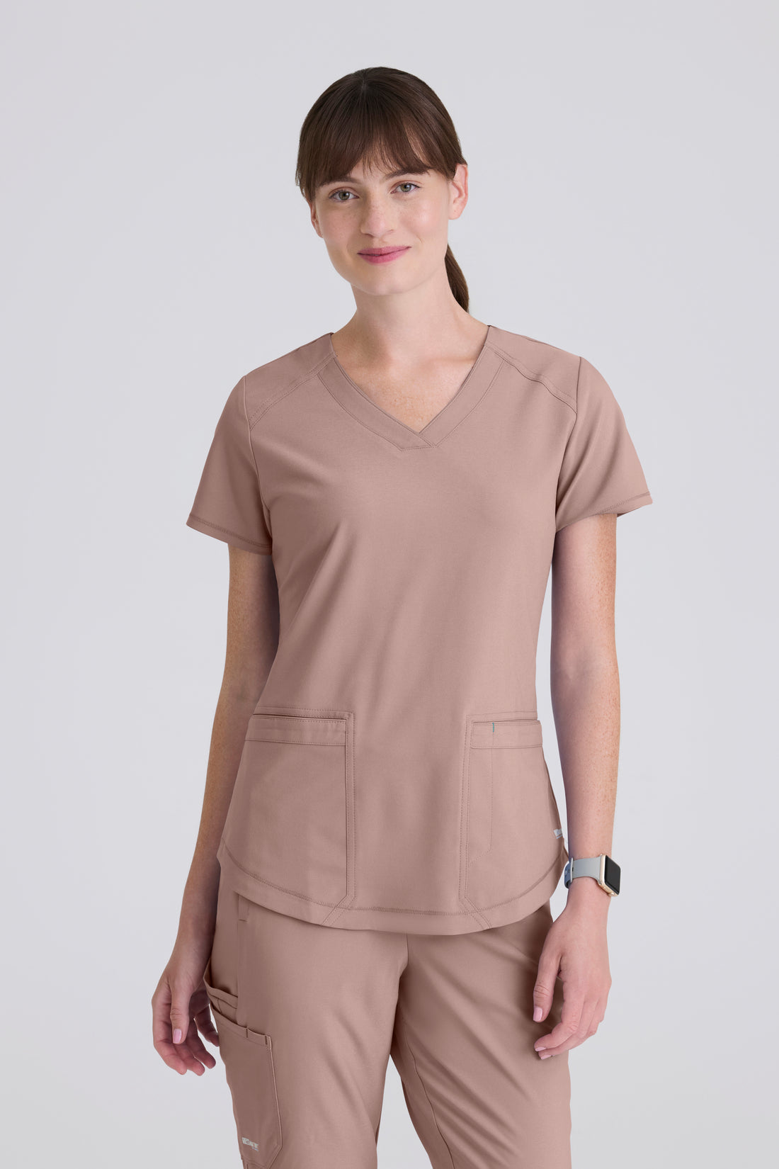 TOP MUJER GREYS ANATOMY EVOLVE GSST180 - CAFÉ