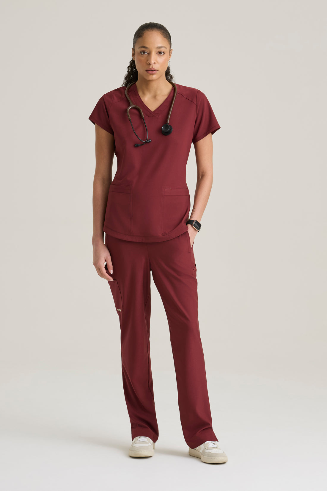 TOP MUJER GREYS ANATOMY EVOLVE GSST180 - SANGRÍA