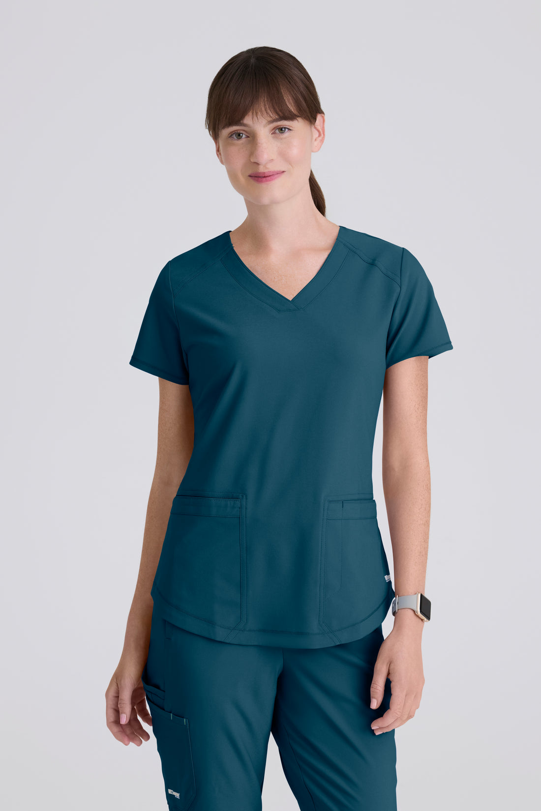 TOP MUJER GREYS ANATOMY EVOLVE GSST180 - AZUL CARIBE