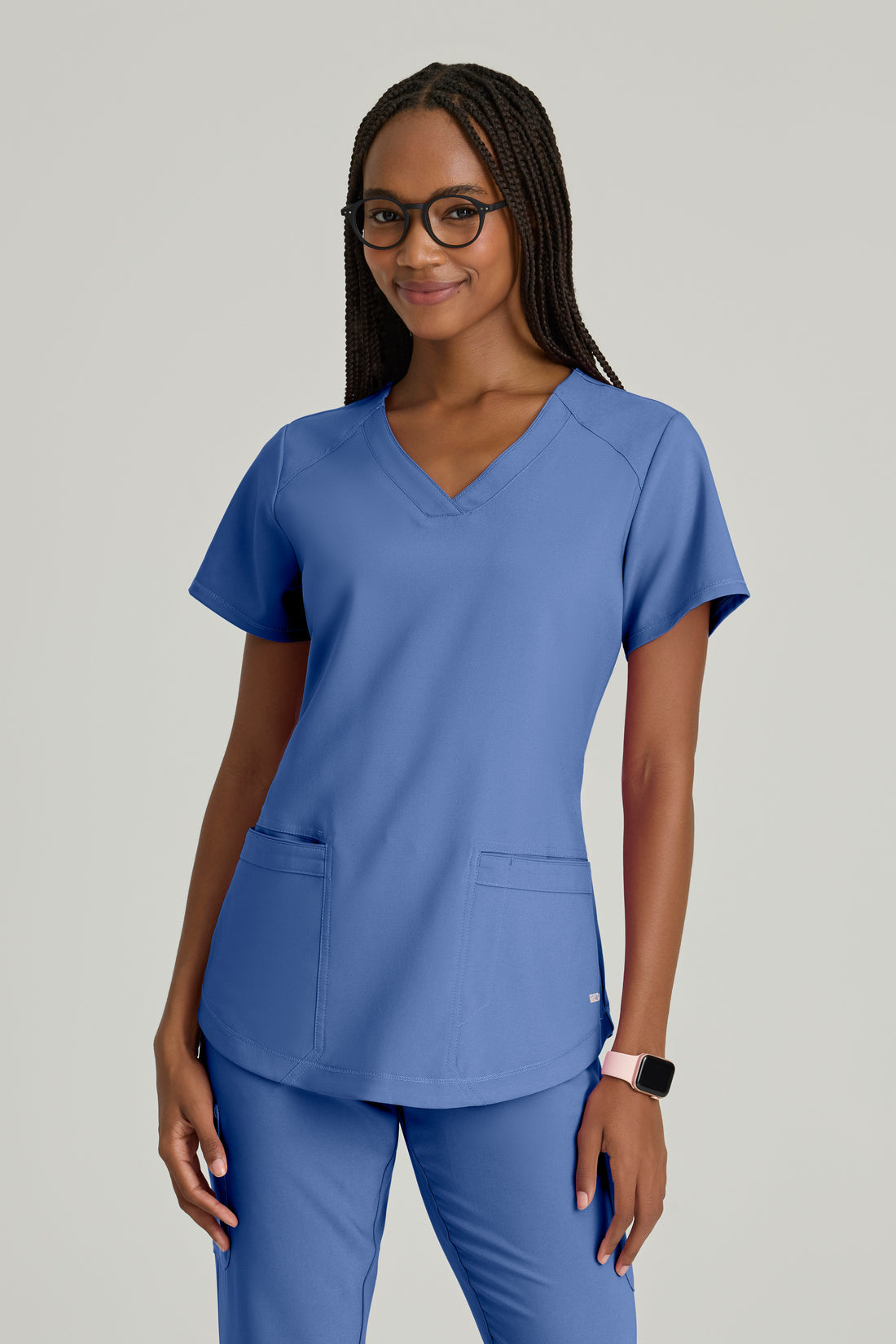 TOP MUJER GREYS ANATOMY EVOLVE GSST180 - AZUL CIELO