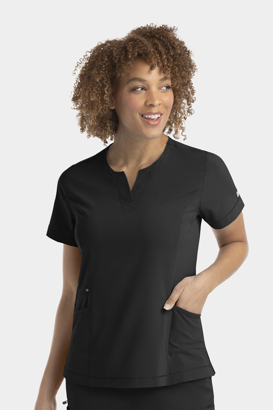 TOP MUJER IRG SCRUBS EPIC BY IRG 4802 - NEGRO