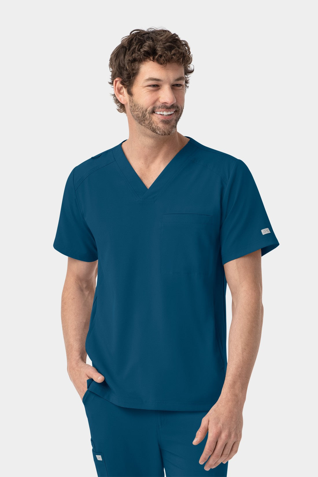 TOP HOMBRE IRG SCRUBS EPIC BY IRG 4851 - AZUL CARIBE