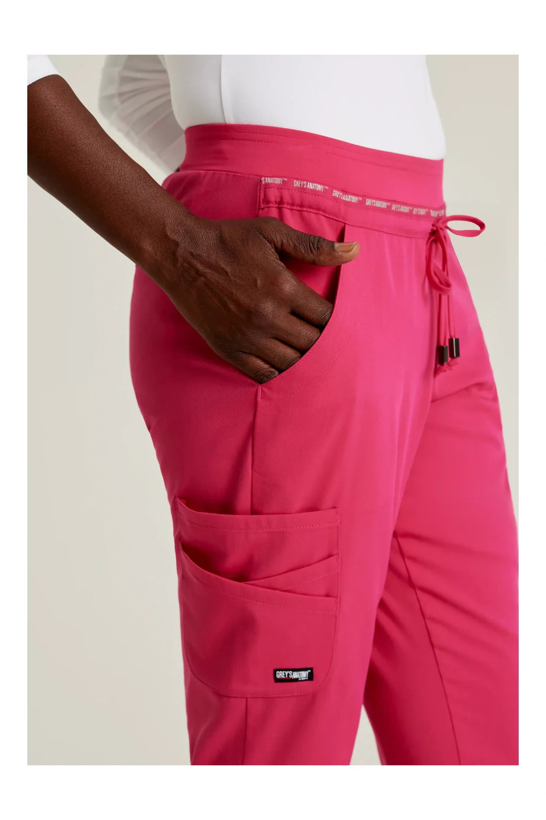 PANTALON MUJER GREYS ANATOMY SPANDEX STRETCH GRSP526 - ROSADO