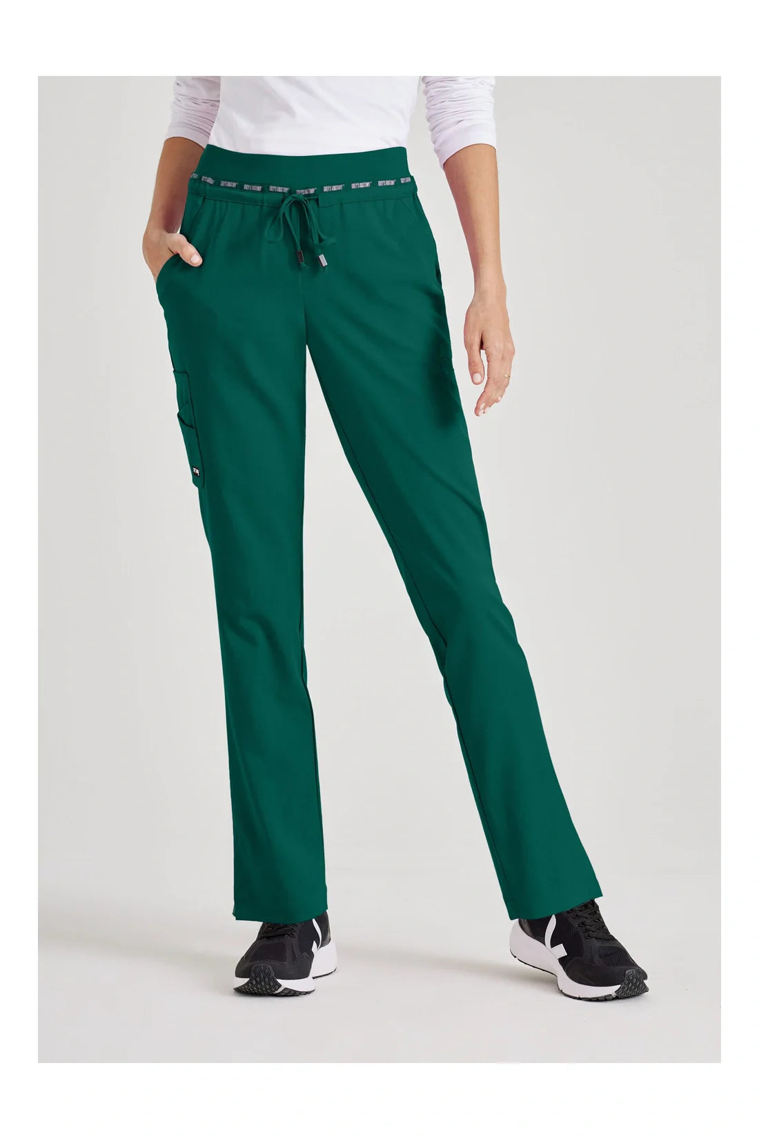 PANTALON MUJER GREYS ANATOMY SPANDEX STRETCH GRSP526 - VERDE CAZADOR