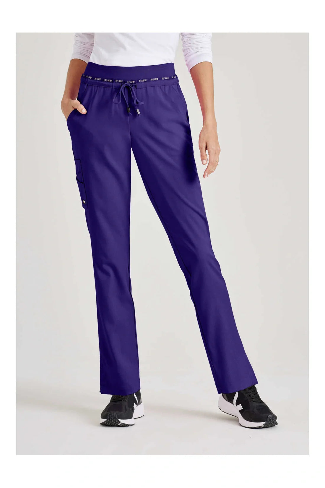 PANTALON MUJER GREYS ANATOMY SPANDEX STRETCH GRSP526 - MORADO
