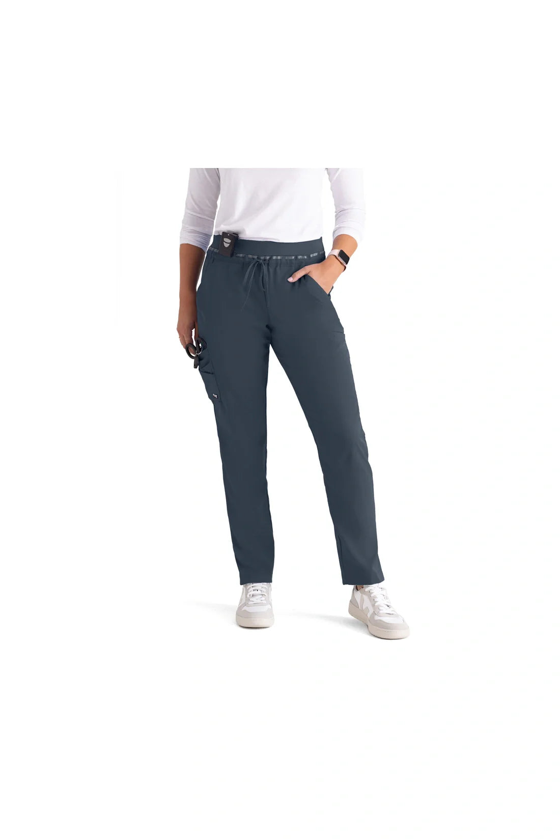 PANTALON MUJER GREYS ANATOMY SPANDEX STRETCH GRSP526 - ACERO
