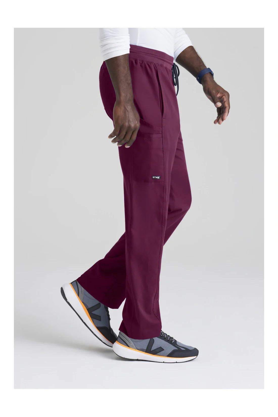 PANTALON HOMBRE GREYS ANATOMY SPANDEX STRETCH GRSP617 - VINOTINTO