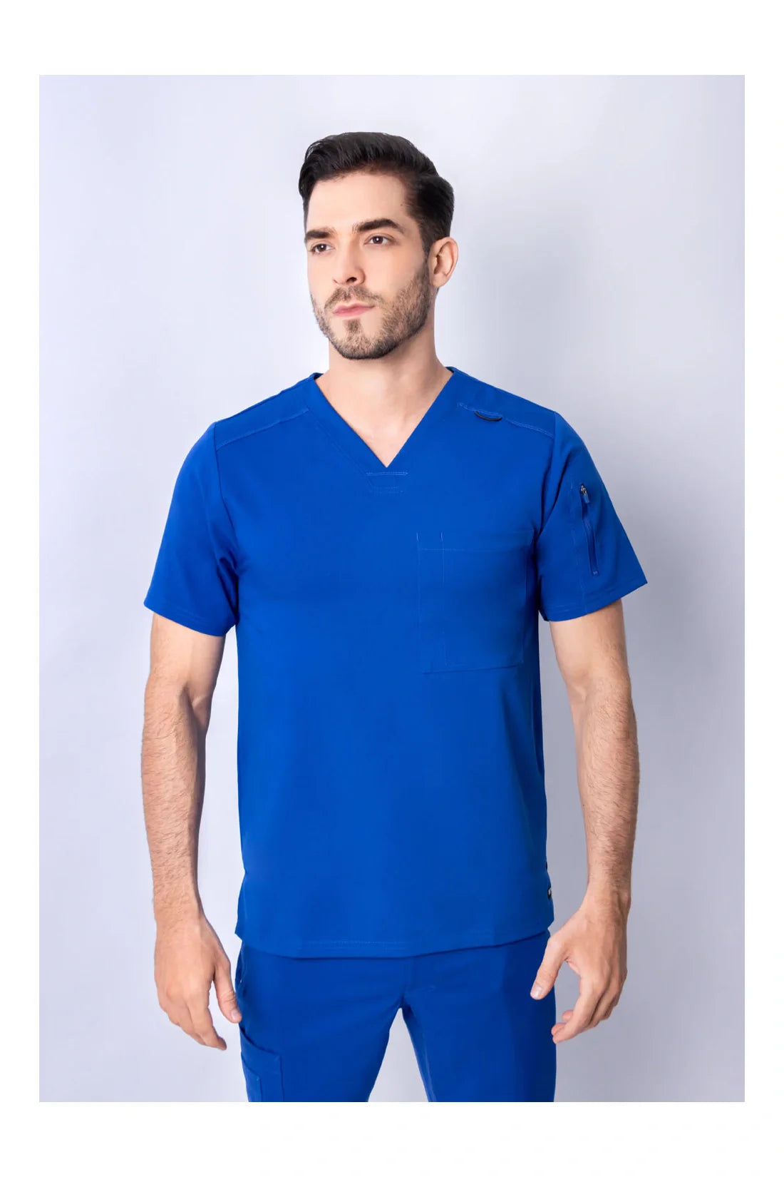 TOP HOMBRE GREYS ANATOMY SPANDEX STRETCH GRST079 - AZUL GALAXIA