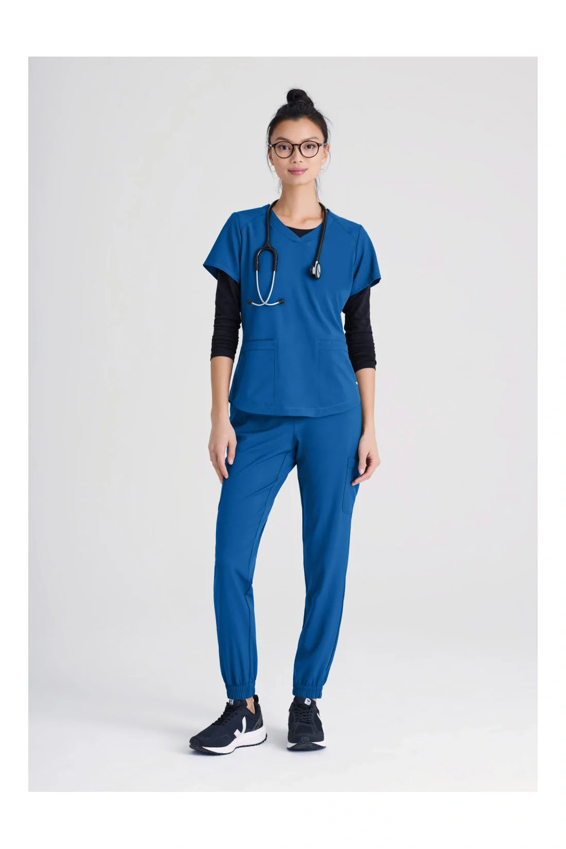TOP MUJER GREYS ANATOMY EVOLVE GSST180 - AZUL REAL