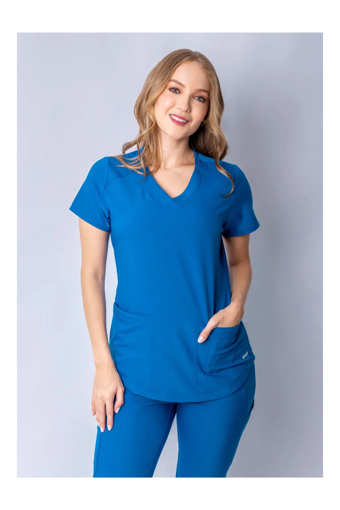 TOP MUJER GREYS ANATOMY EVOLVE GSST180 - AZUL REAL
