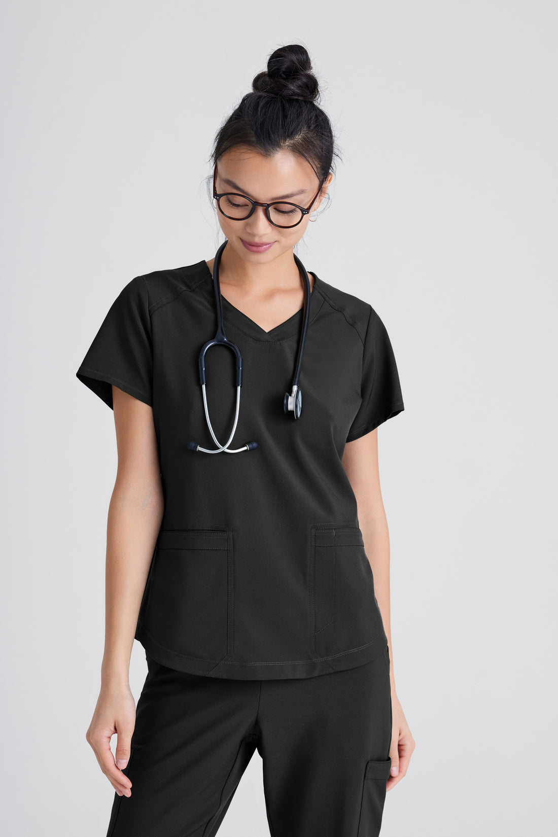 TOP MUJER GREYS ANATOMY EVOLVE GSST180 - NEGRO