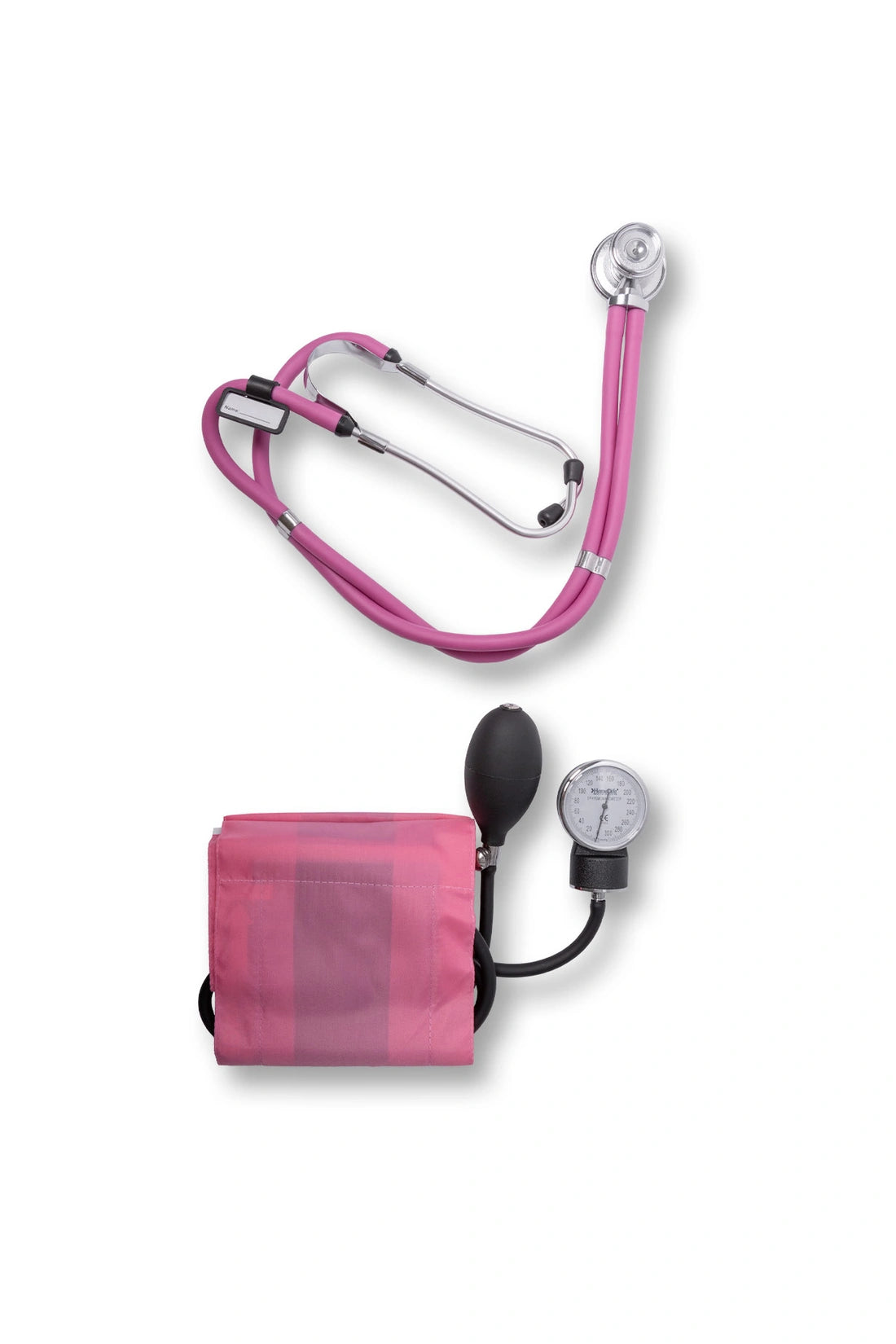 KIT MEDIC FONENDO+TENSIOMETRO ROSADO