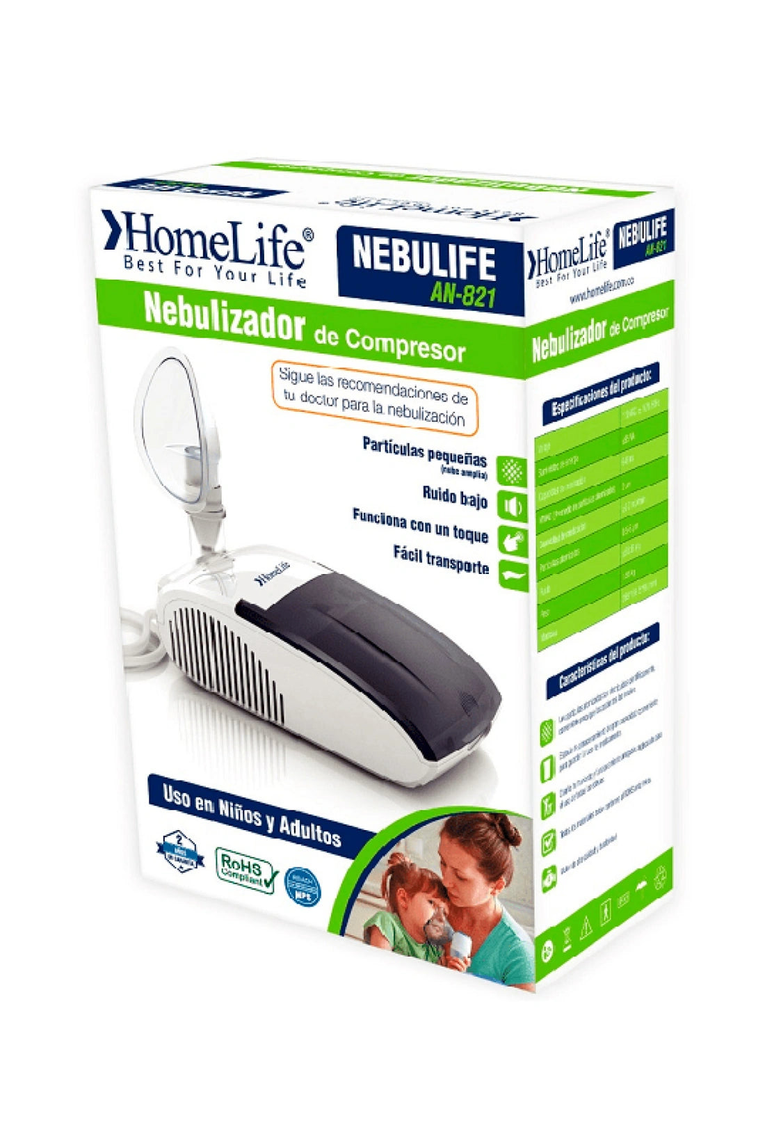NEBULIZADOR DE COMPR NEBULIFE AD&NI