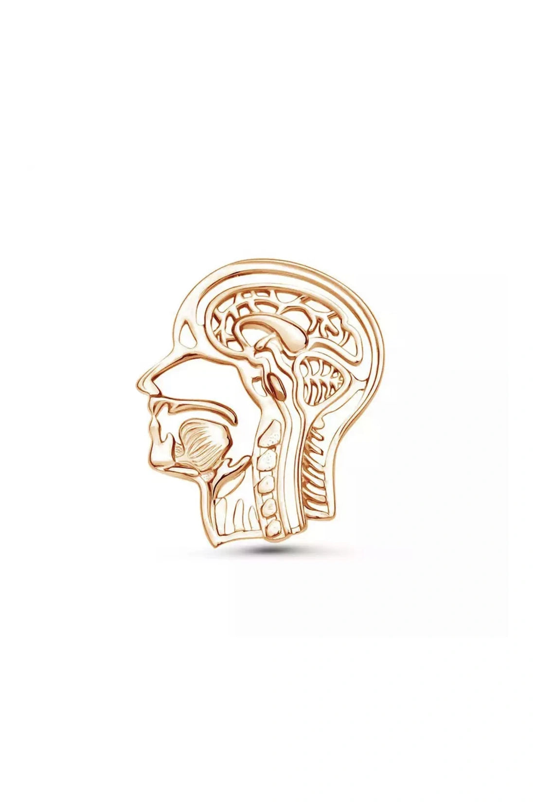 PIN CABEZA Y CUELLO DORADO