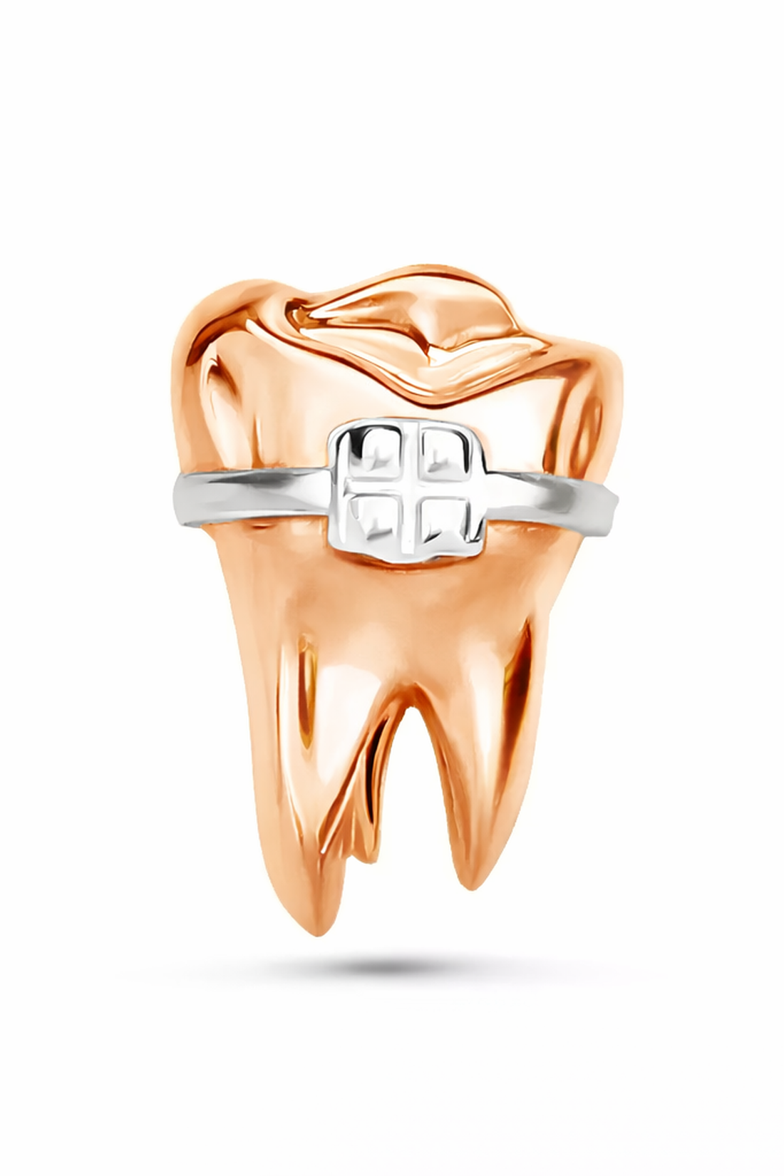 PIN DIENTE BRACKETS DORADO