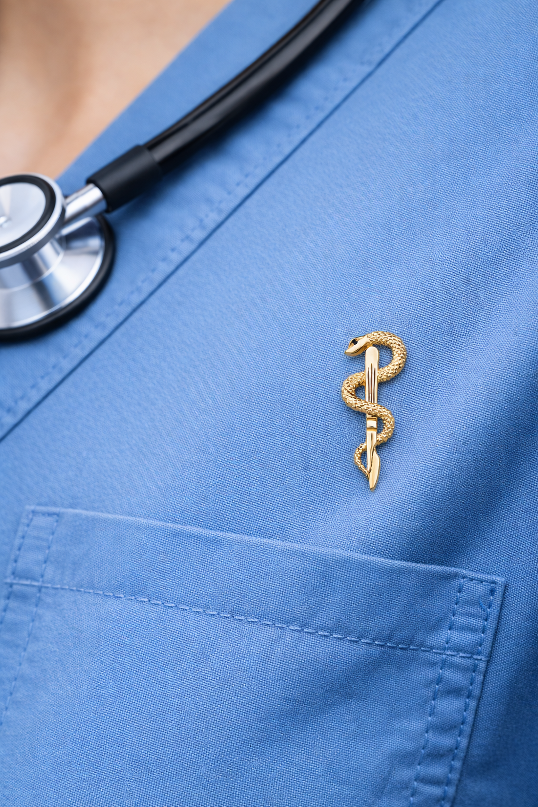 PIN SIMBOLO MEDICINA BISTURI