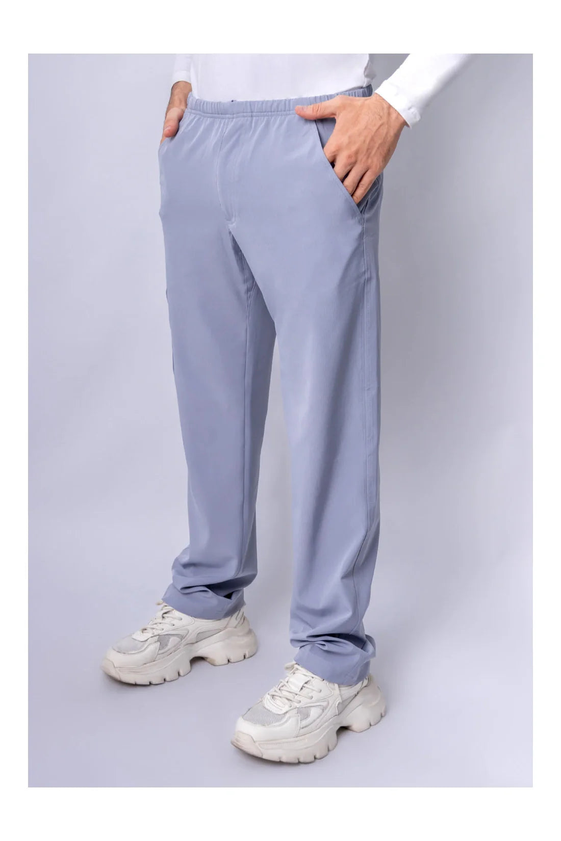 PANTALON HOMBRE SKECHERS SKECHERS SK0215 - GRIS CLARO
