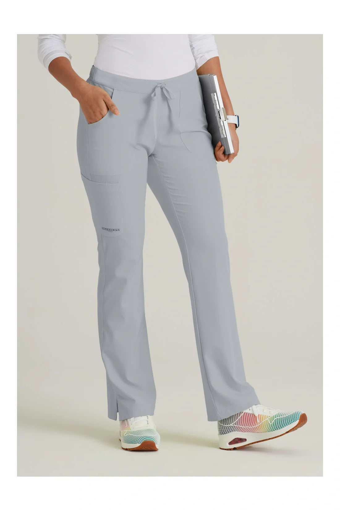 PANTALON MUJER SKECHERS SKECHERS SK201 - GRIS CLARO
