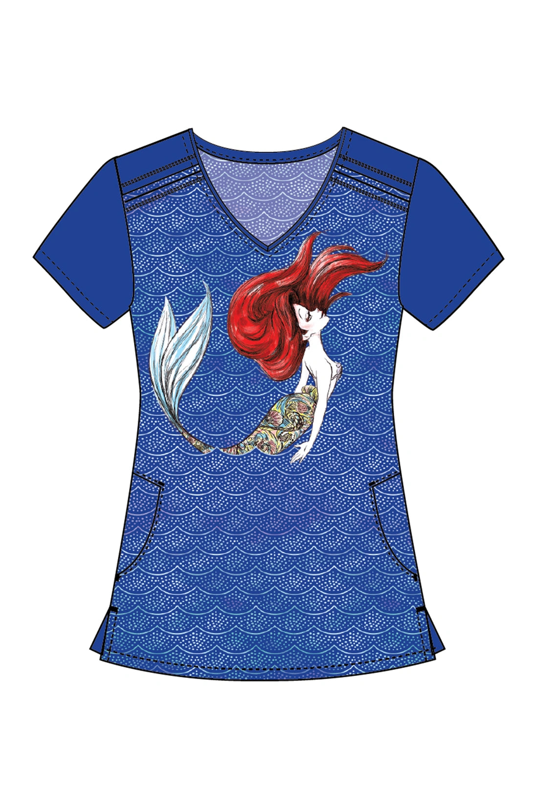 TOP MUJER TOONIFORMS DISNEY TF630