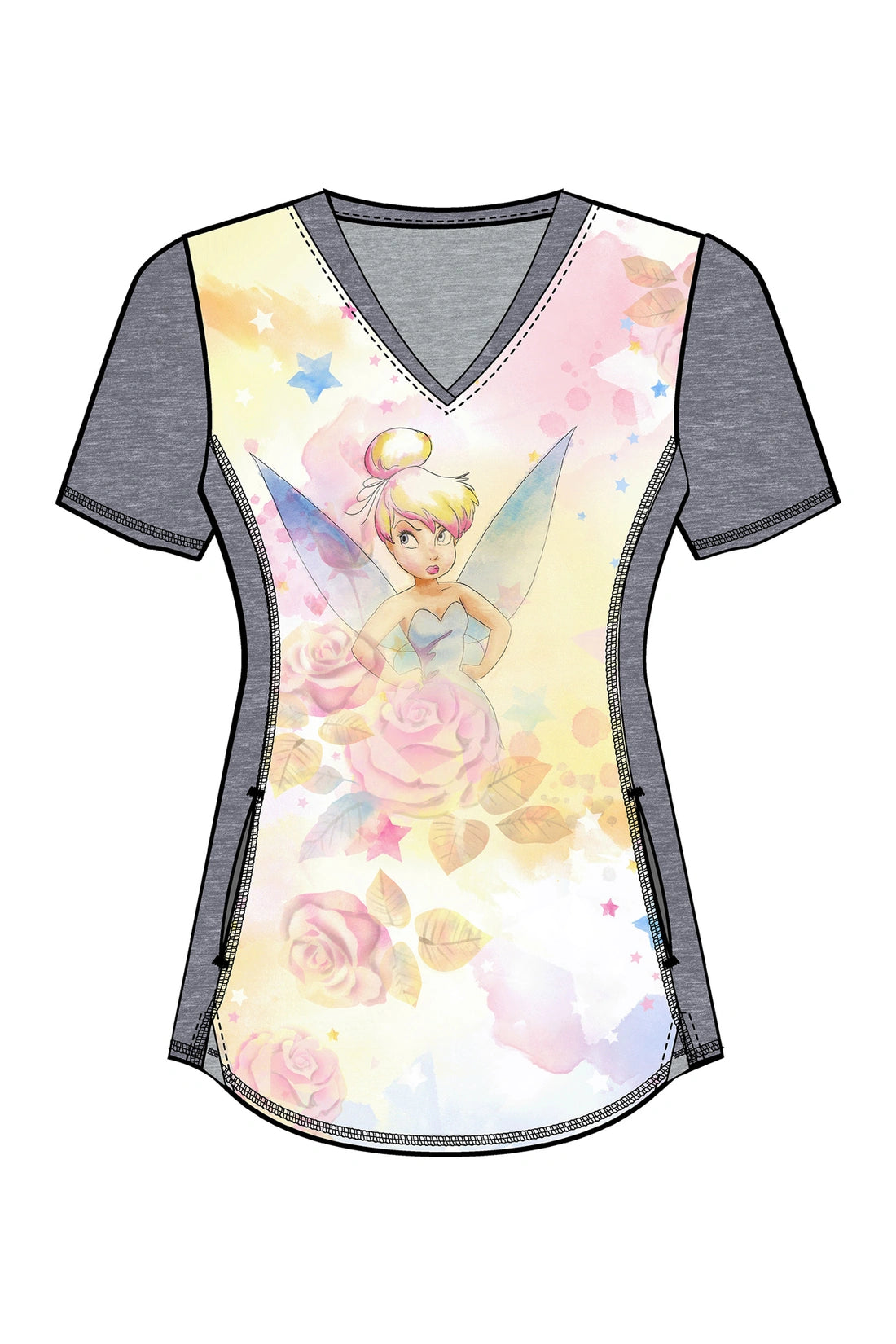 TOP MUJER TOONIFORMS DISNEY TF782