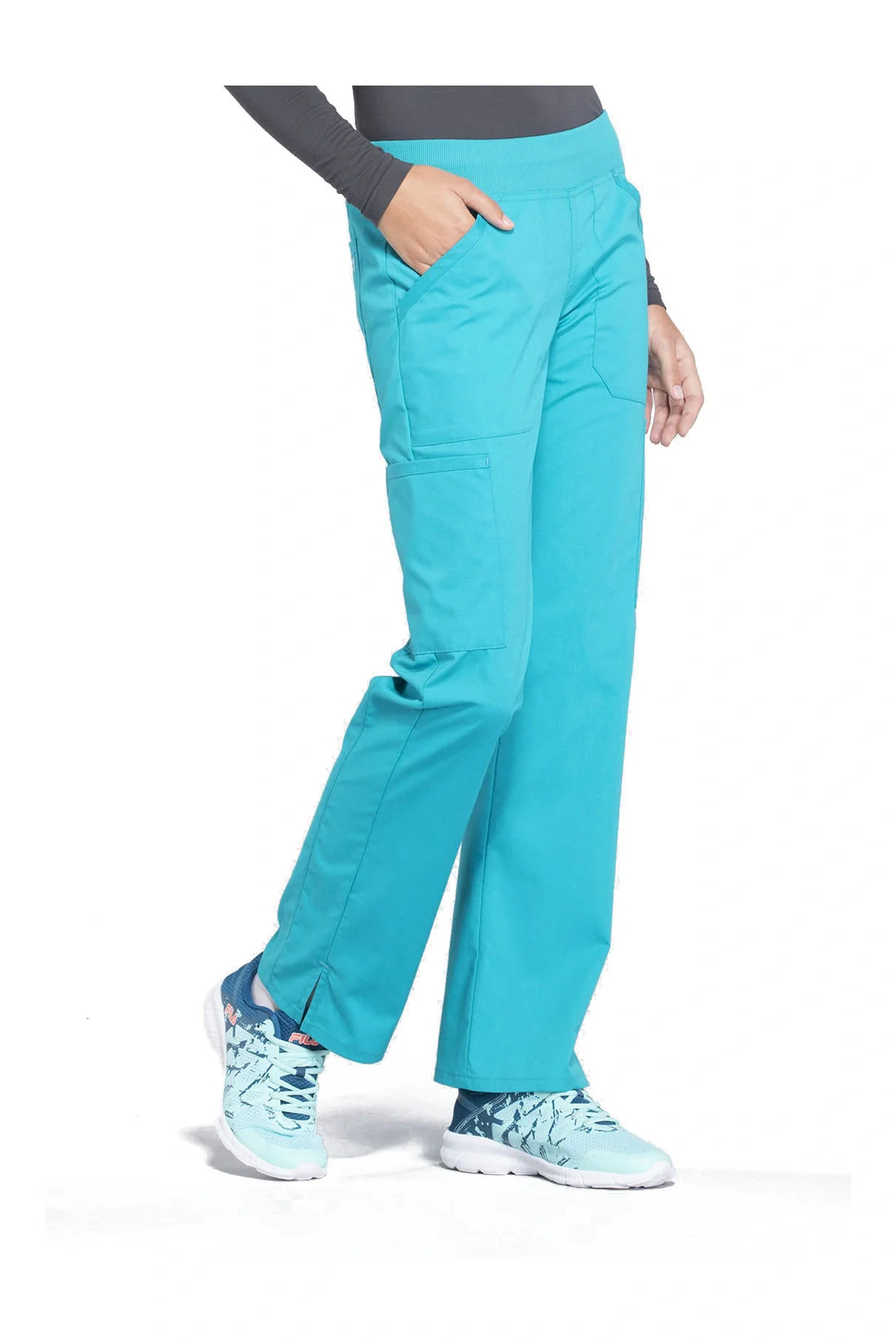 PANTALON MUJER CHEROKEE WW PROFESSIONALS WW170 - VERDE AZULADO
