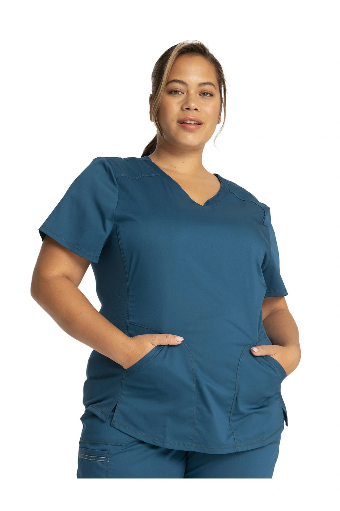 TOP MUJER CHEROKEE WW REVOLUTION WW601 - AZUL CARIBE