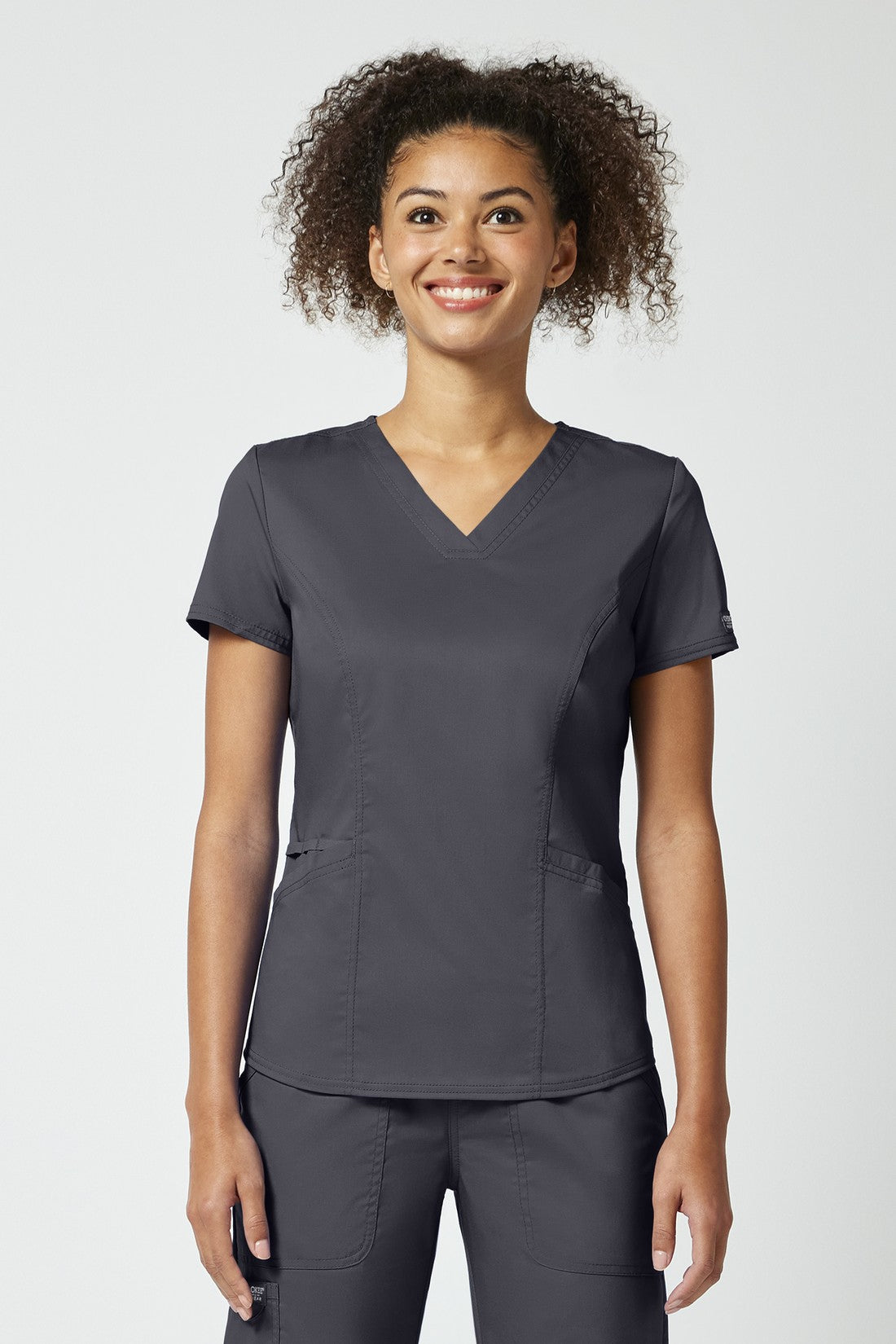 TOP MUJER CHEROKEE WW REVOLUTION WW612P - GRIS OSCURO