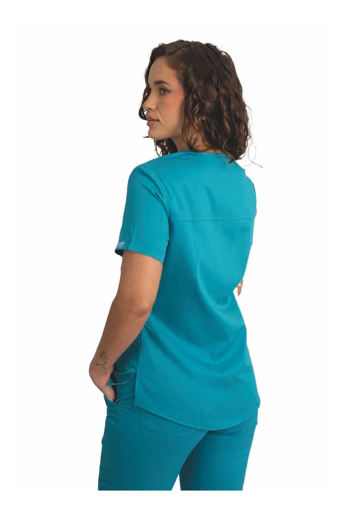 TOP MUJER CHEROKEE WW REVOLUTION WW657 - VERDE AZULADO