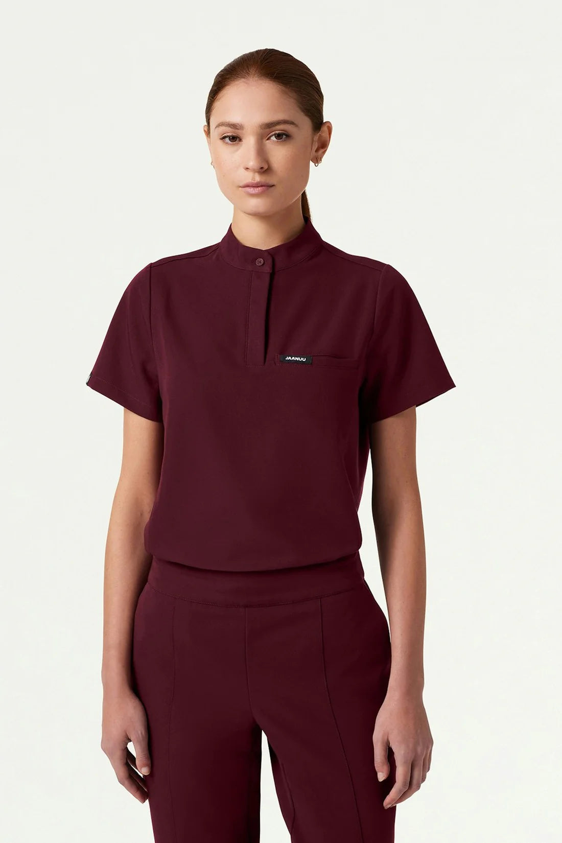 TOP MUJER JAANUU CORE ULTRA LAST W10006 - VINOTINTO